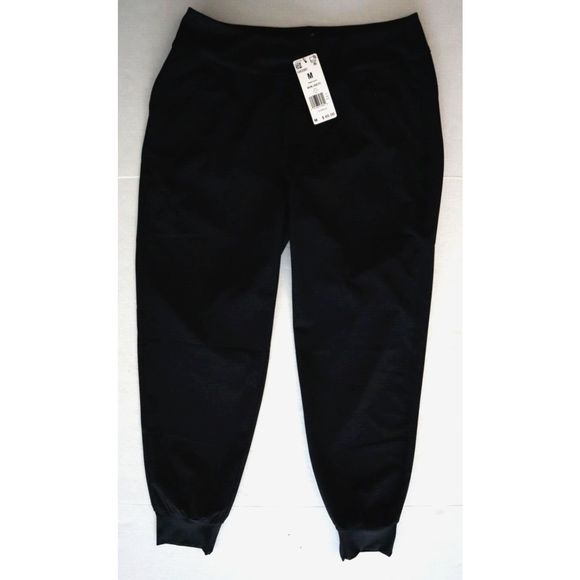 adidas GK2391 Women’s Sz Medium Black Stretch Woven Golf Jogger Pants - Picture 4 of 12